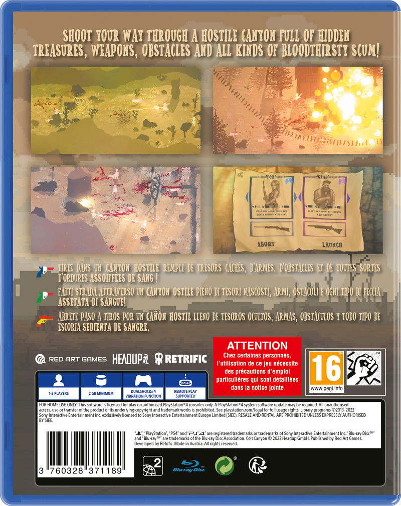 Colt Canyon Playstation 4  Edizione Europea [PREORDINE] (6836556562486)