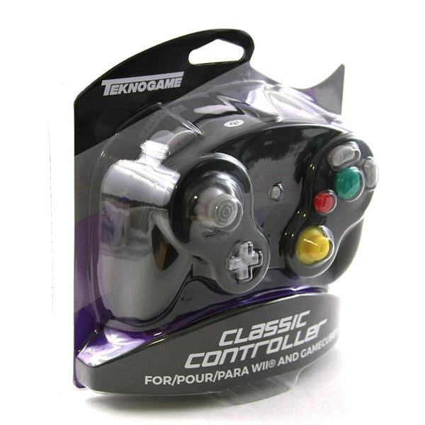 Teknogame Gamecube Controller Black [PREORDINE] (8044570411310)