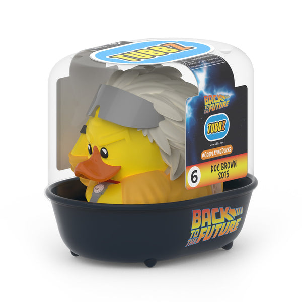 Back To The Future Doc Brown 2015 TUBBZ Cosplaying Duck Collectible - PRE-ORDINE (6634992664630)