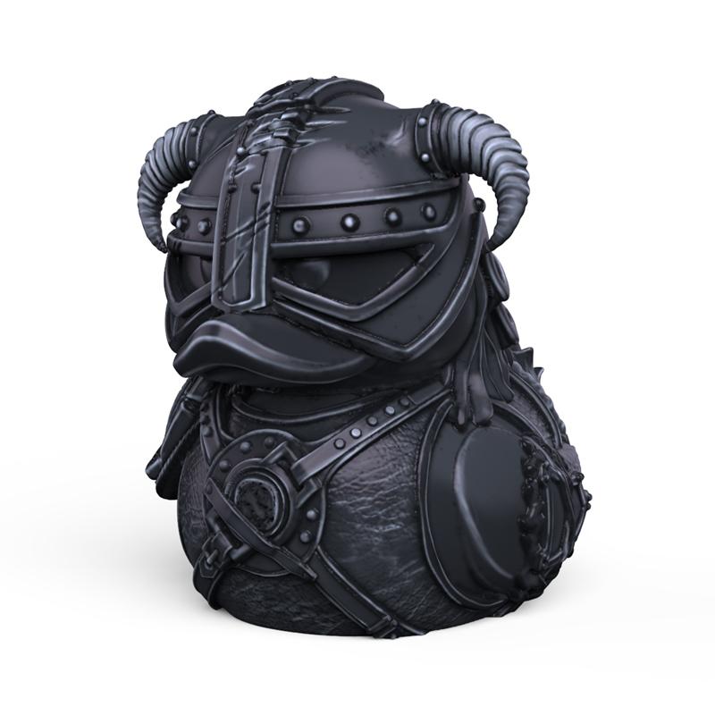 Skyrim Dovahkiin Ebony Edition TUBBZ Cosplaying Duck da collezione (6583715921974)