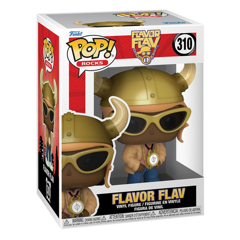 Flavor Flav POP! Rocks Vinyl Figure 9 cm Figure POP! Flavor Flav [PREORDINE] (8030737924398)