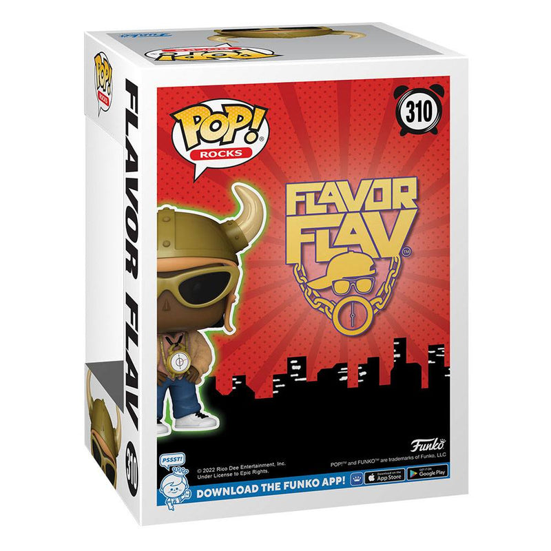 Flavor Flav POP! Rocks Vinyl Figure 9 cm Figure POP! Flavor Flav [PREORDINE] (8030737924398)