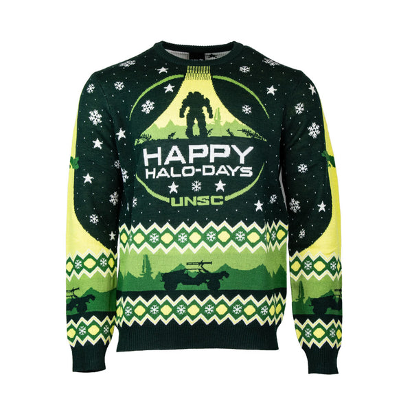 Halo "Happy Halo-Days" Maglione Ufficiale Natalizio -  Ugly Sweater (8001163460910)