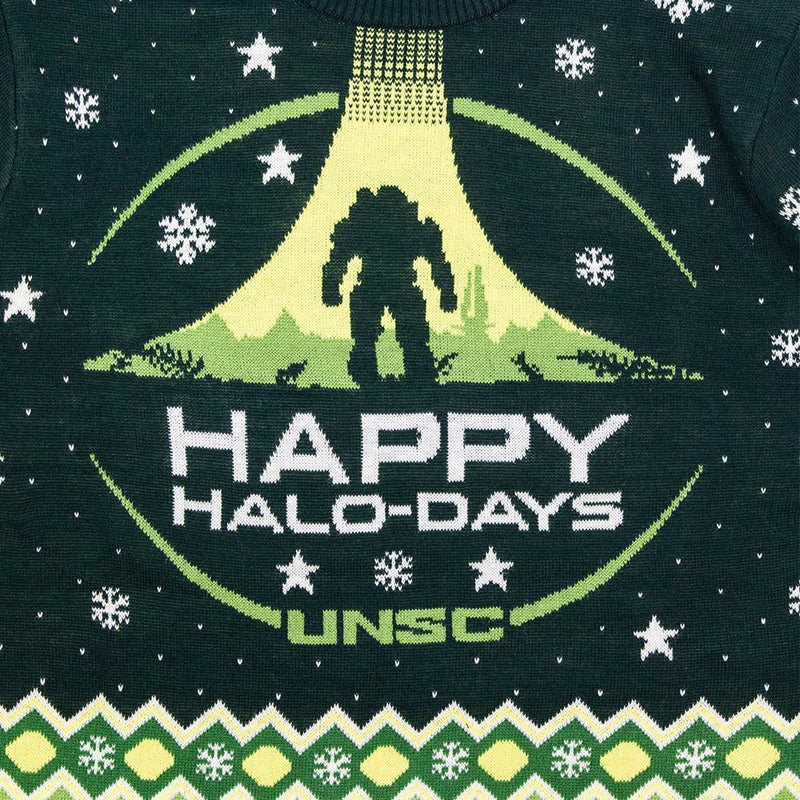 Halo "Happy Halo-Days" Maglione Ufficiale Natalizio -  Ugly Sweater (8001163460910)