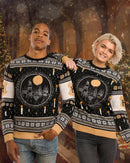 MAGLIONE NATALIZIO A LED CON CANDELE DEL CASTELLO DI HOGWARTS DI HARRY POTTER /UGLY SWEATER (4775184367670)