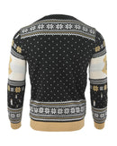 MAGLIONE NATALIZIO A LED CON CANDELE DEL CASTELLO DI HOGWARTS DI HARRY POTTER /UGLY SWEATER (4775184367670)