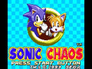 SONIC CHAOS GAME GEAR SEGA