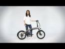 MACROM BICI ELETTRICA PIEGHEVOLE MILANO 250W GRIGIO ANTRACITE