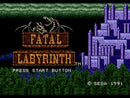 FATAL LABYRINTH MEGA DRIVE SEGA