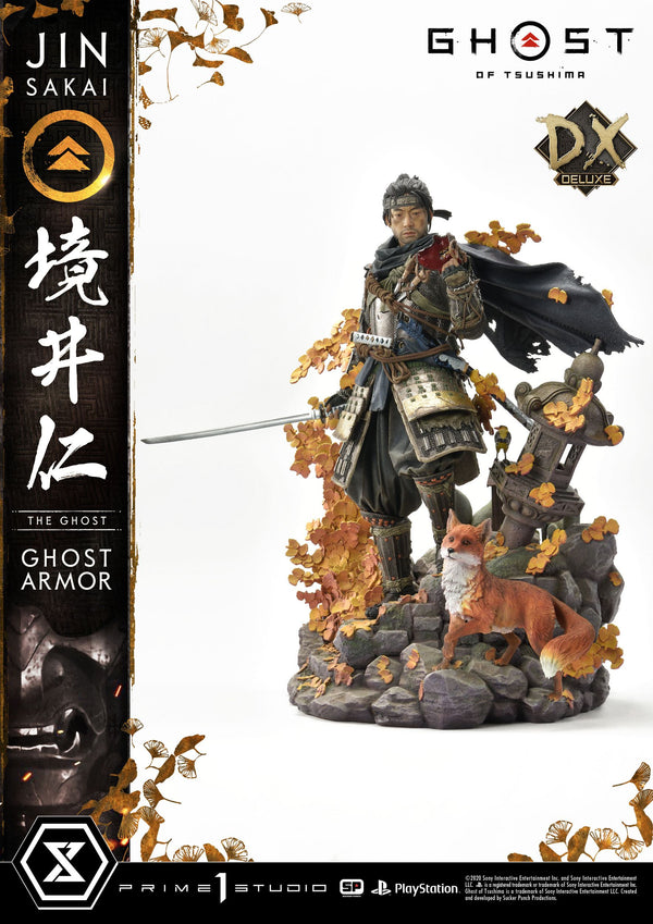 Ghost of Tsushima Statue 1/4 Jin Sakai Deluxe Bonus Version 58 cm [PRE-ORDER] (4895818940470)