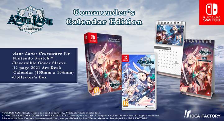 Azur Lane: Crosswave- Commander’s Calendar Edition Nintendo Switch Edizione Europea (4874296590390)