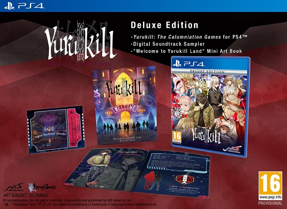 Yurukill: The Calumniation Games – Deluxe Edition Playstation 4 Edizione Europea [PRE-ORDINE] (6682710507574)