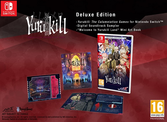 Yurukill: The Calumniation Games – Deluxe Edition Nintendo Switch Edizione Europea [PRE-ORDINE] (6682711031862)