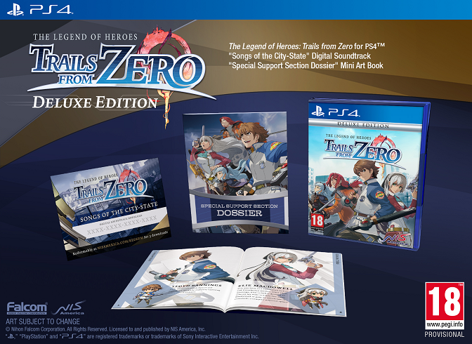 The Legend of Heroes: Trails from Zero Deluxe Edition Playstation 4 Edizione Europea [PRE-ORDINE] (6682714931254)
