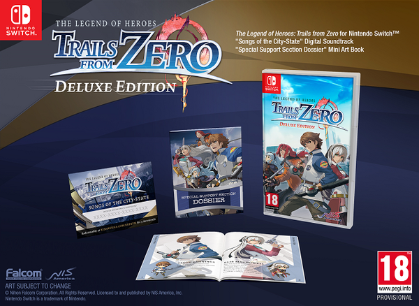 The Legend of Heroes: Trails from Zero Deluxe Edition Nintendo Switch Edizione Europea [PRE-ORDINE] (6682717159478)