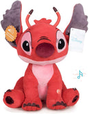 Lilo & Stitch - Peluche Leroy Rosso con Suono  29cm qualità Super Soft (6654669750326)