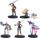 League of Legends Set da 5 Pezzi-Heimerdinger-Jinx-VI-Caitlyn-Ekko ACTION FIGURE (6638574764086)