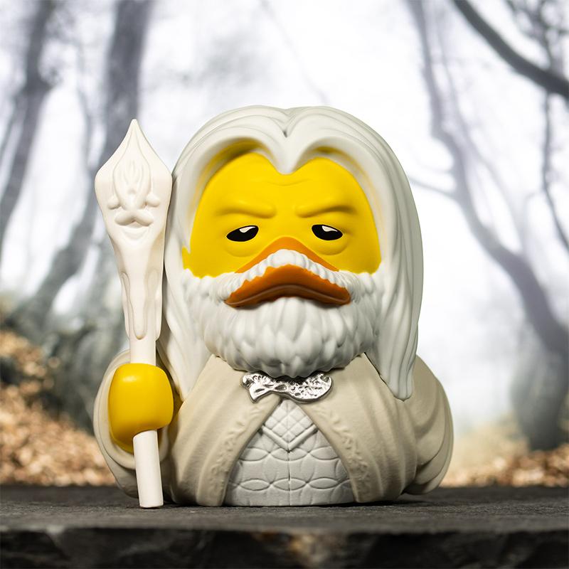 LORD OF THE RINGS GANDALF THE WHITE TUBBZ COSPLAYING DUCK COLLECTIBLE (6566421168182)