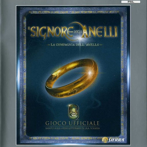 IL SIGNORE DEGLI ANELLI LA COMPAGNIA DELL'ANELLO PLATINUM PLAYSTATIO