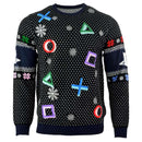 PlayStation Symbols  Maglione Ufficiale Natalizio -  Ugly Sweater (8001196130606)