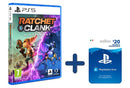 RATCHET & CLANK: Rift Apart Playstation 5 + € 20 Di Ricarica Portafoglio Edizione Italiana (6588242395190)