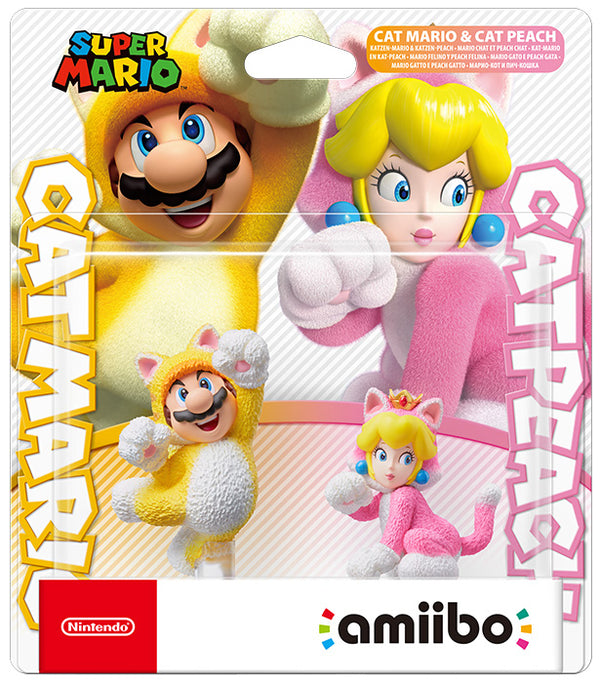 Amiibo Mario & Peach Gatto (Double Pack) (4903839662134)