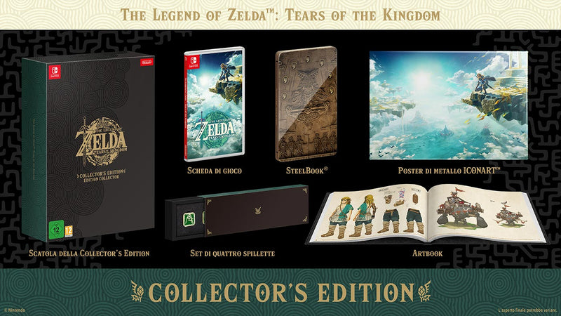 The Legend of Zelda: Tears of the Kingdom Collector's Edition Nintendo Switch Edizione Europea [PRE-ORDINE] (8130747695406)