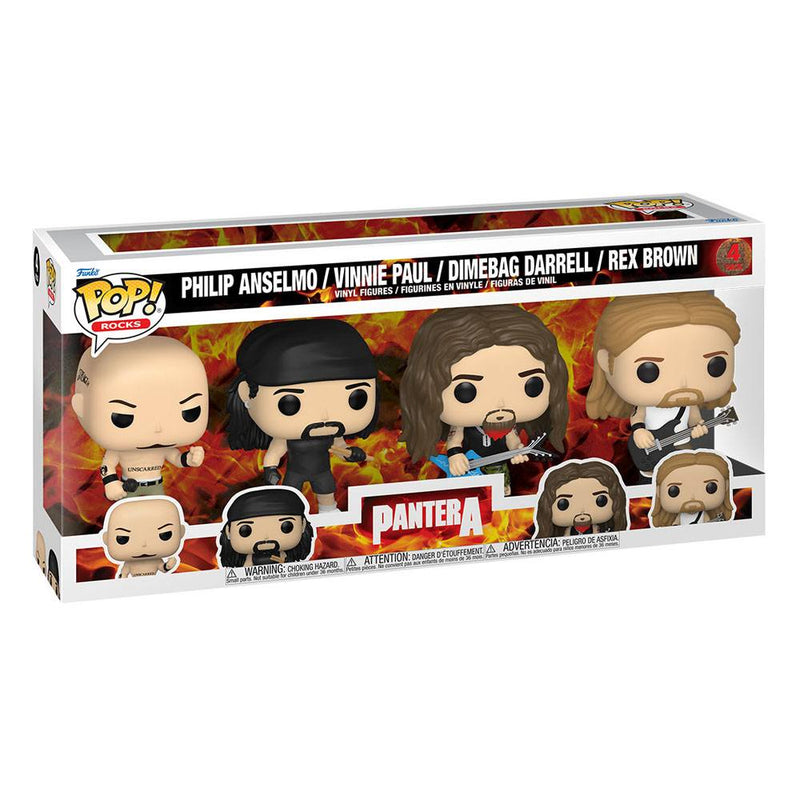 Pantera POP! Rocks Vinyl Figure 4-Pack 9 cm Figure POP! Pantera [PREORDINE] (8030715085102)