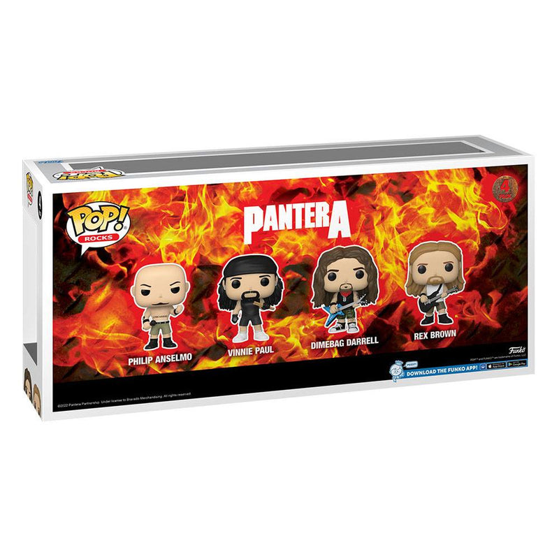 Pantera POP! Rocks Vinyl Figure 4-Pack 9 cm Figure POP! Pantera [PREORDINE] (8030715085102)