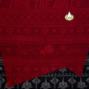 Maglione ufficiale di Star Trek 'Trek The Halls' rosso -  Ugly Sweater (8001172209966)