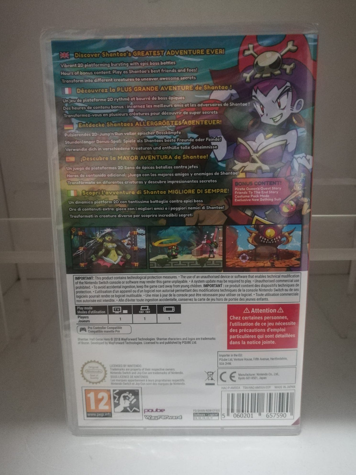 Shantae: Half-Genie Hero Ultimate Edition Nintendo Switch Edizione