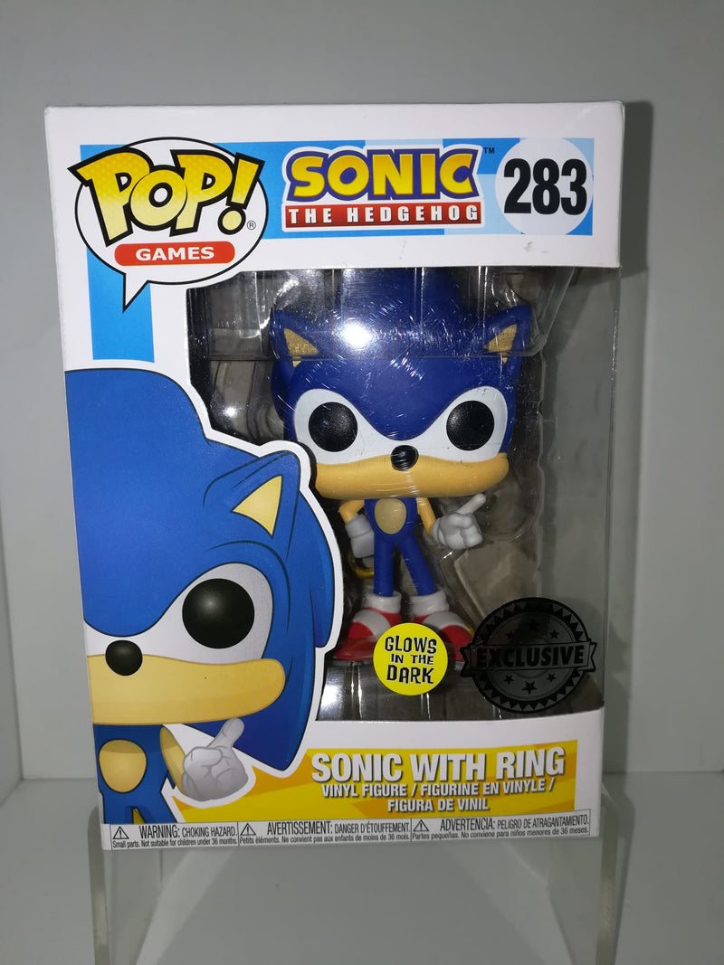 POP! FUNKO  SONIC WITH RING -N.283 (4572514844726)