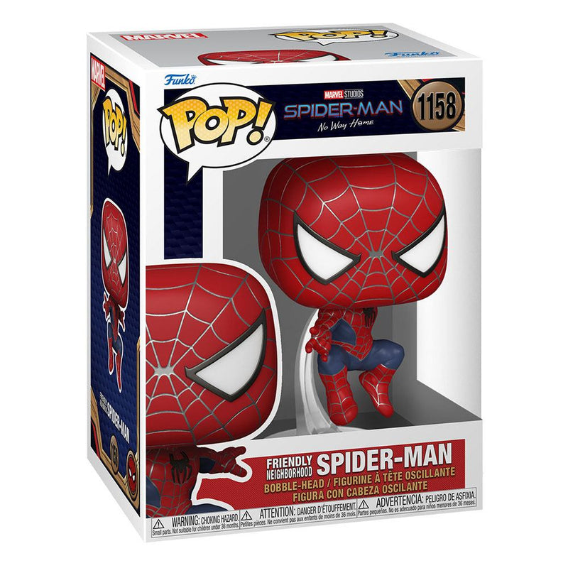 Spider-Man: No Way Home POP! Marvel Vinyl Figure Friendly Neighborhood 9 cm [PREORDINE] (8030810276142)