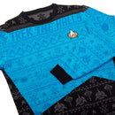 Maglione ufficiale di Star Trek 'Trek The Halls' blu -  Ugly Sweater (8001027080494)