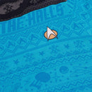 Maglione ufficiale di Star Trek 'Trek The Halls' blu -  Ugly Sweater (8001027080494)