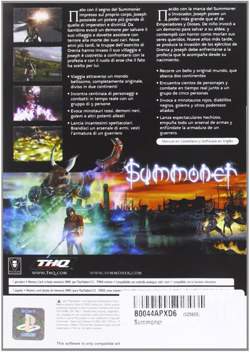 SUMMONER PLAYSTATION 2 EDIZIONE ITALIANA (4520507342902)