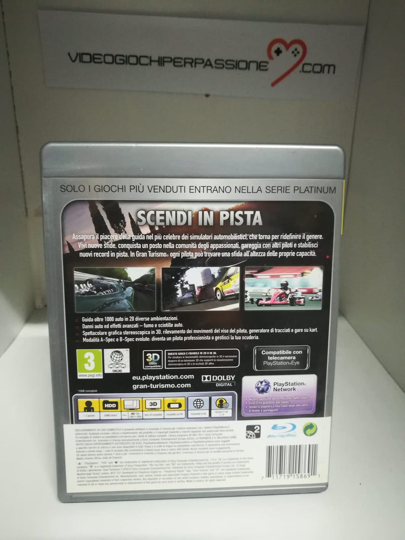 GRAN TURISMO 5 PS3 (usato garantito)(versione italiana) (6662063128630)