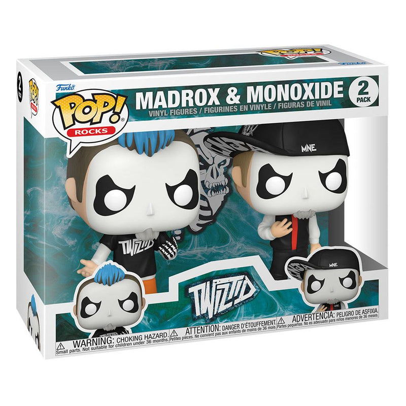 Twiztid POP! Rocks Vinyl Figures 2-Pack Jamie Madrox & Monoxide 9 cm Figure POP! Twiztid [PREORDINE] (8030733074734)