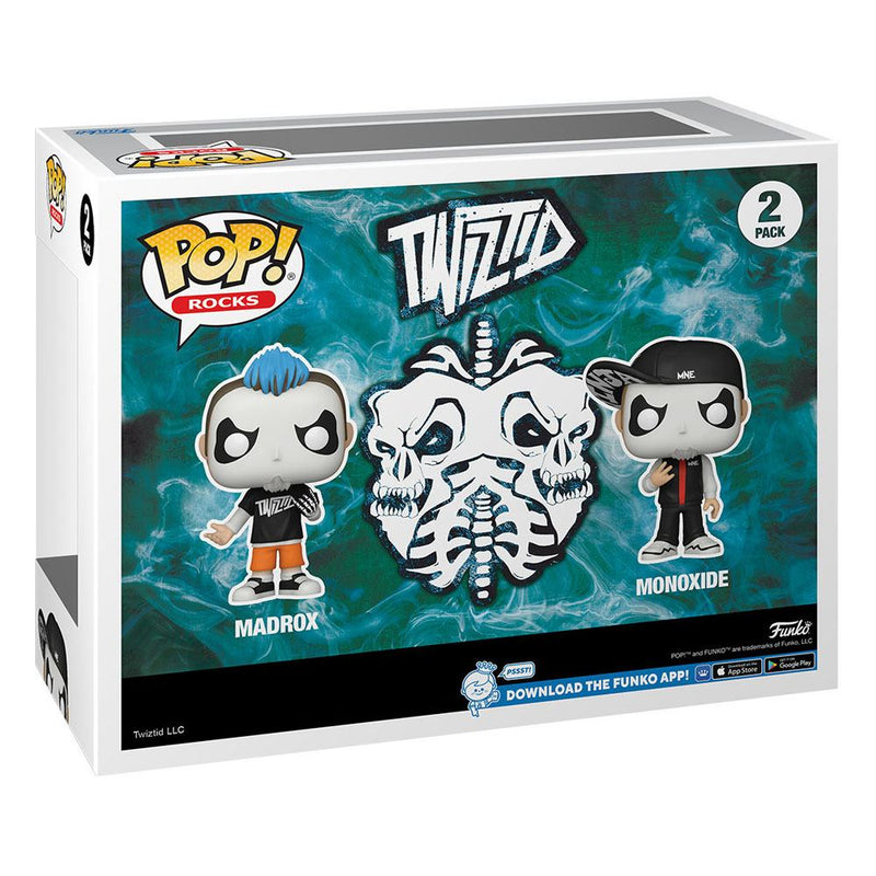 Twiztid POP! Rocks Vinyl Figures 2-Pack Jamie Madrox & Monoxide 9 cm Figure POP! Twiztid [PREORDINE] (8030733074734)