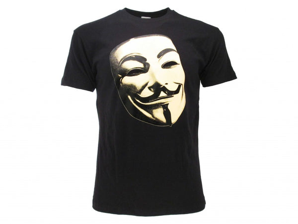 T shirt V per Vendetta Maschera Anonimus (4539101315126)