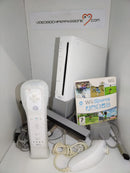 CONSOLE WII PRIMA SERIE (1CONTROLLER ORIGINALI+WII SPORTS)USATO GARANTITO-SENZA SCATOLA (4916967374902)
