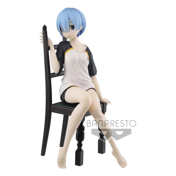Re: Zero Starting Life in Another World PVC Statue Rem Relax Time T-Shirt Ver. 20 cm (4897177042998)