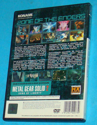 ZONE OF THE ENDERS PS2 (4601474121782)